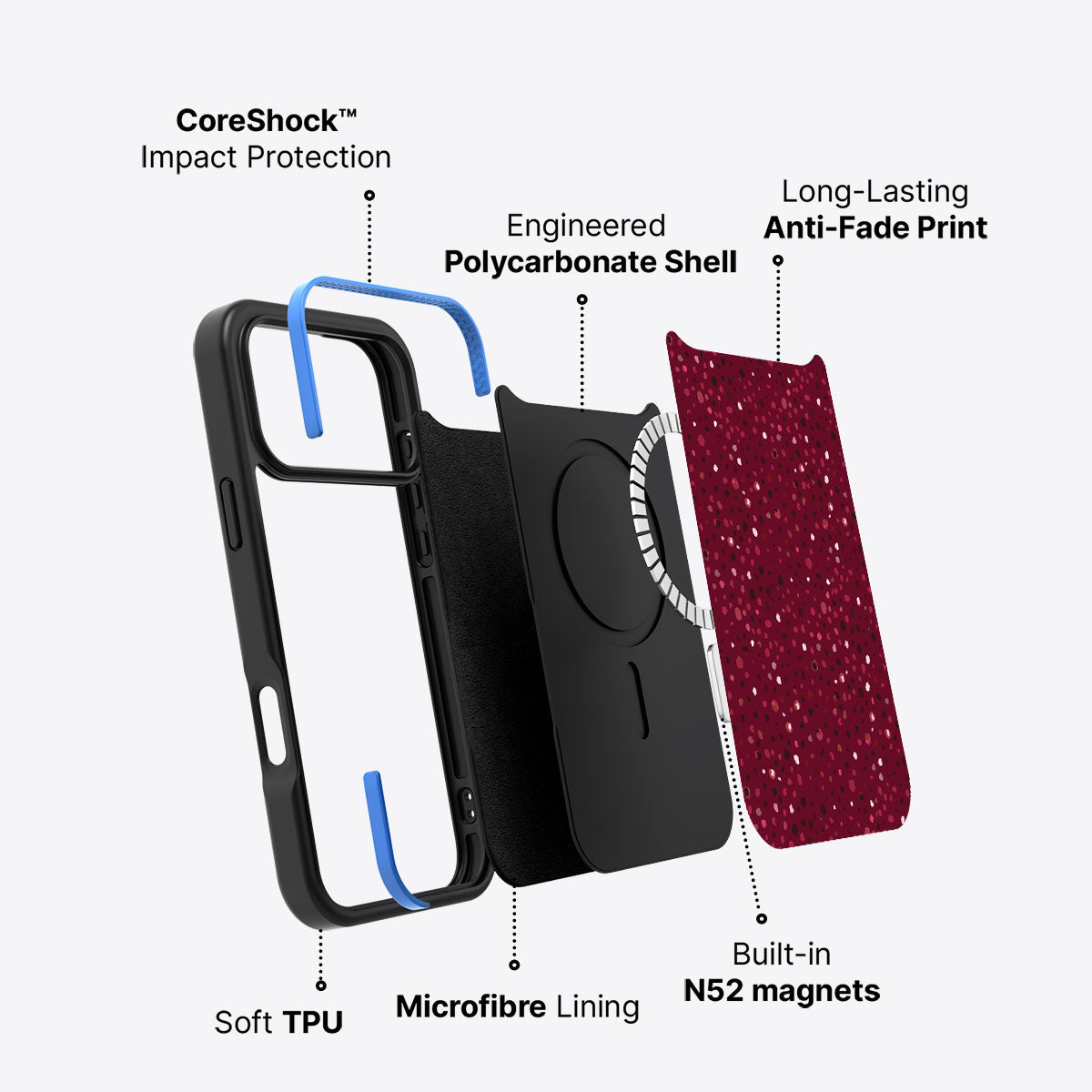 Bubbly Wine - iPhone 17 Pro Case #case type_core (magsafe)