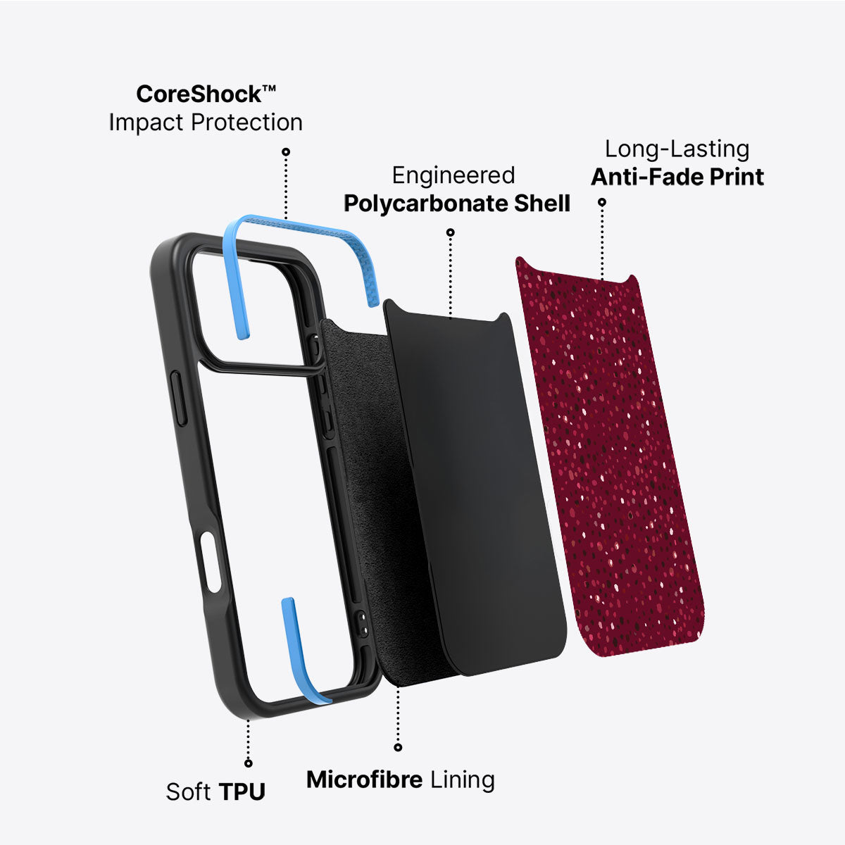 Bubbly Wine - iPhone 17 Pro Case #case type_core (non magsafe)