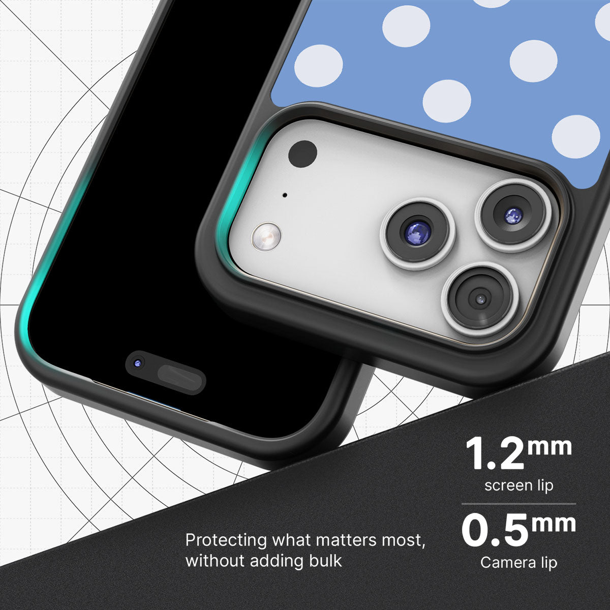 Cloud Blue slim iPhone 17 Pro phone case
