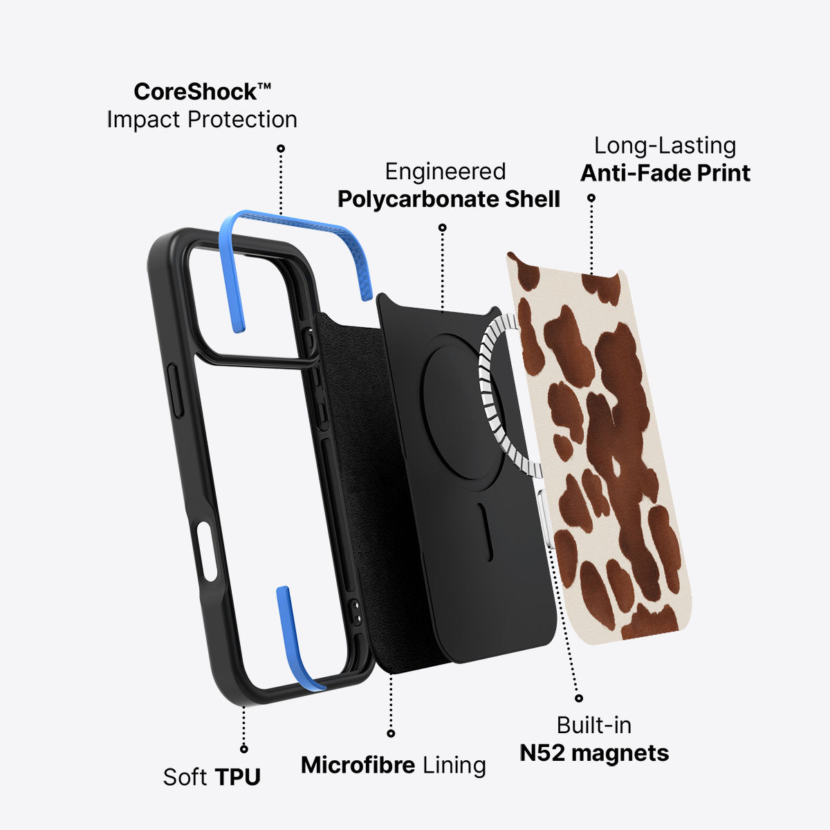 Cocoa Cow - iPhone 17 Pro Case #case type_core (magsafe)