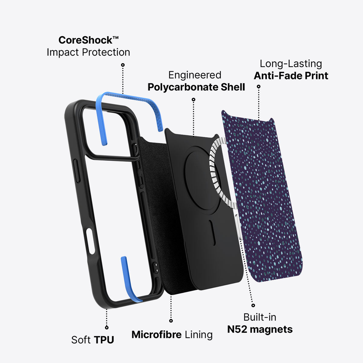 Deep Sea - iPhone 17 Pro Case #case type_core (magsafe)