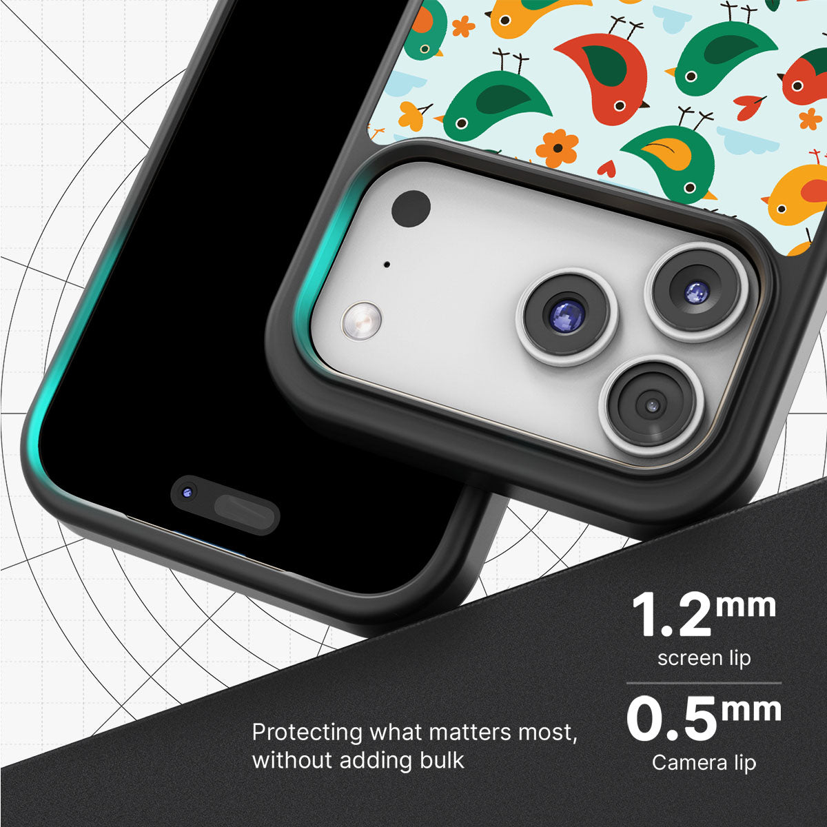 Feathered Friends - iPhone 17 Pro Case #case type_core (magsafe), #case type_core (non magsafe)