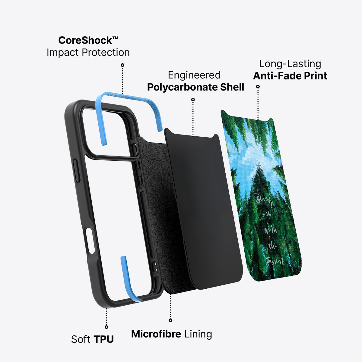 Forest Bathing - iPhone 17 Pro Case #case type_core (non magsafe)