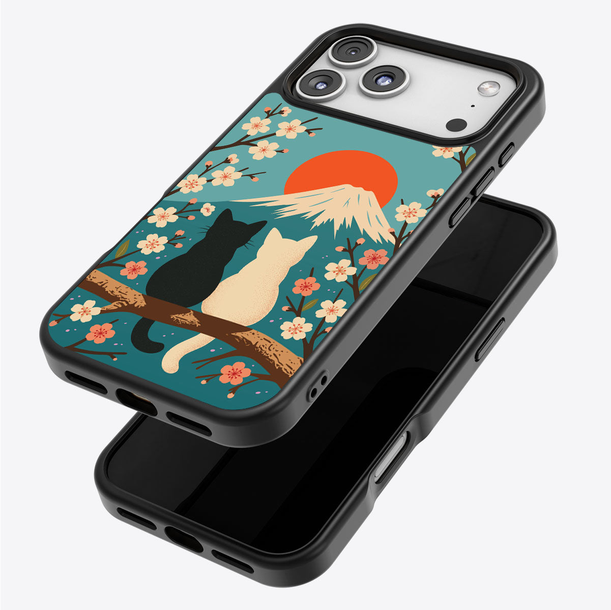 Fuji Cats - iPhone 17 Pro Case #case type_core (magsafe), #case type_core (non magsafe)