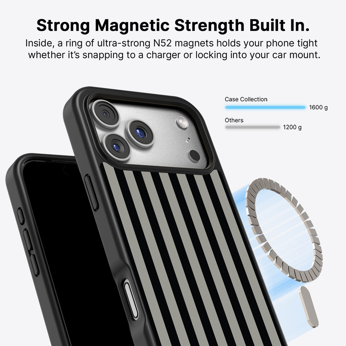 Gray Zone - iPhone 17 Pro Case #case type_core (magsafe)