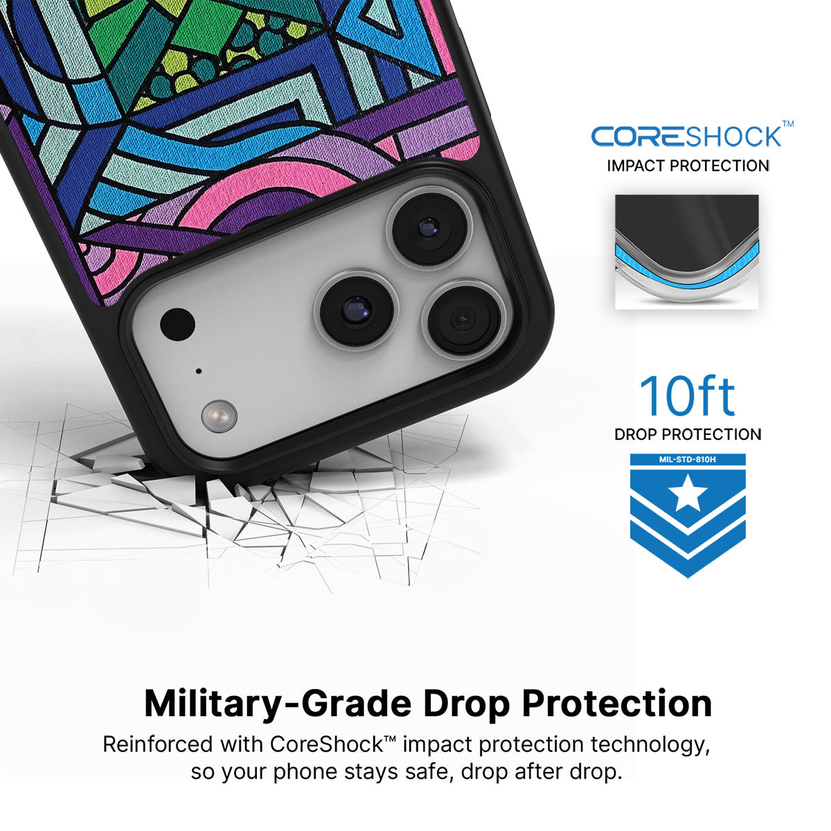 Green Flame - iPhone 17 Pro Case #case type_core (magsafe), #case type_core (non magsafe)