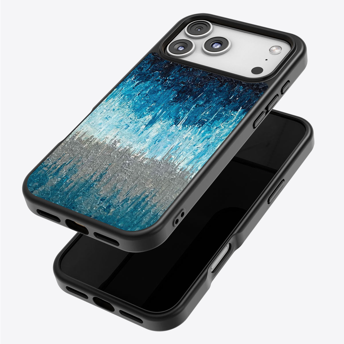 Impasto Tides - iPhone 17 Pro Case #case type_core (magsafe), #case type_core (non magsafe)