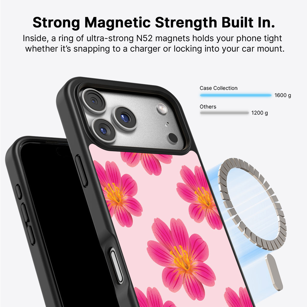 Lewisia Cotyledon - iPhone 17 Pro Case #case type_core (magsafe)