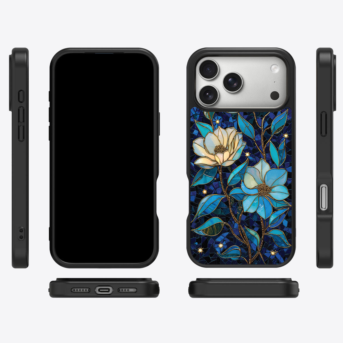 iPhone 17 Pro Case with MagSafe – Midnight Magnolia