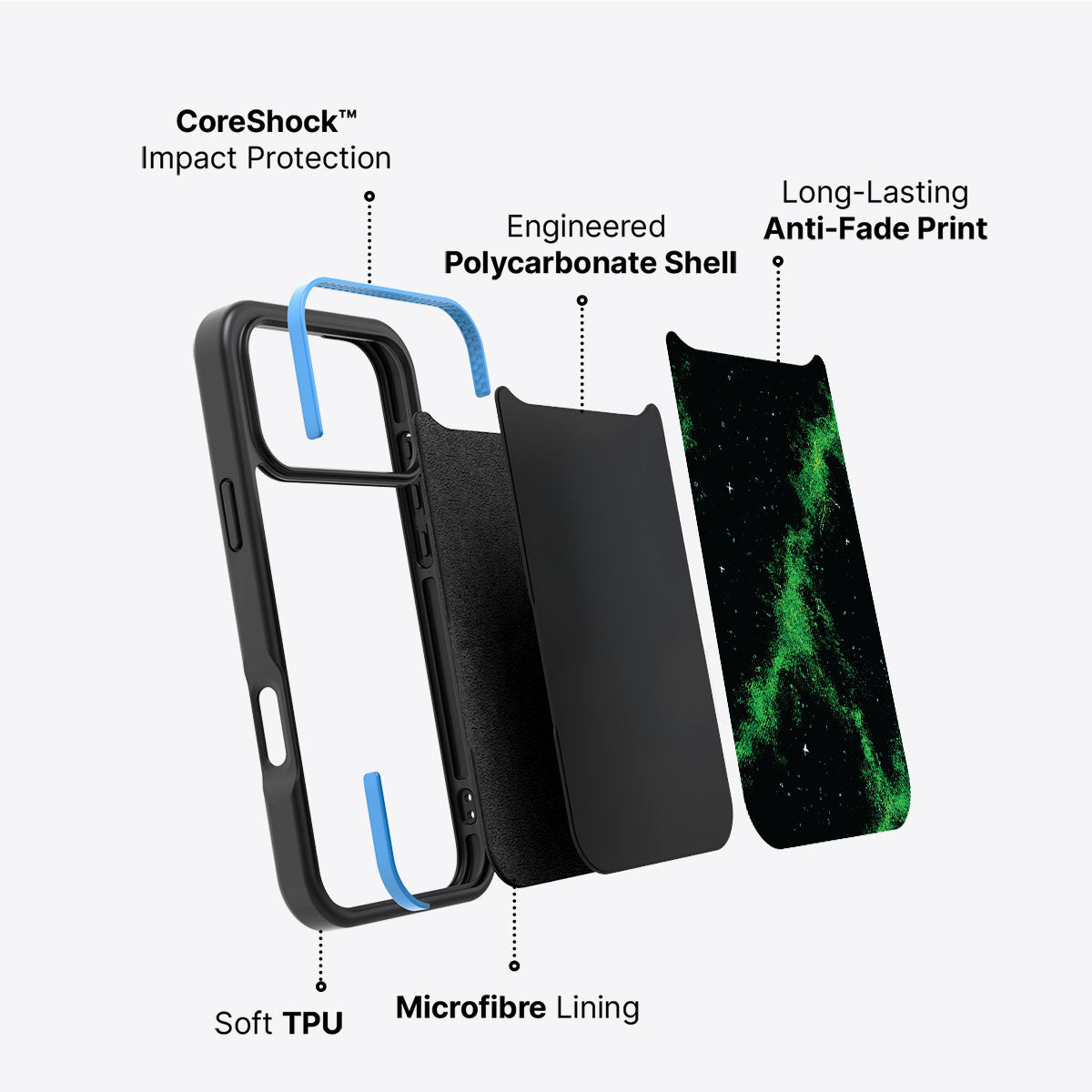 Milkyway Gazing - iPhone 17 Pro Case #case type_core (non magsafe)