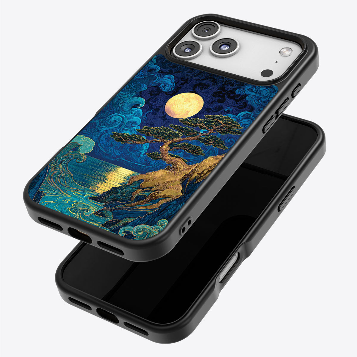 Moonlit Tide - iPhone 17 Pro Case #case type_core (magsafe), #case type_core (non magsafe)