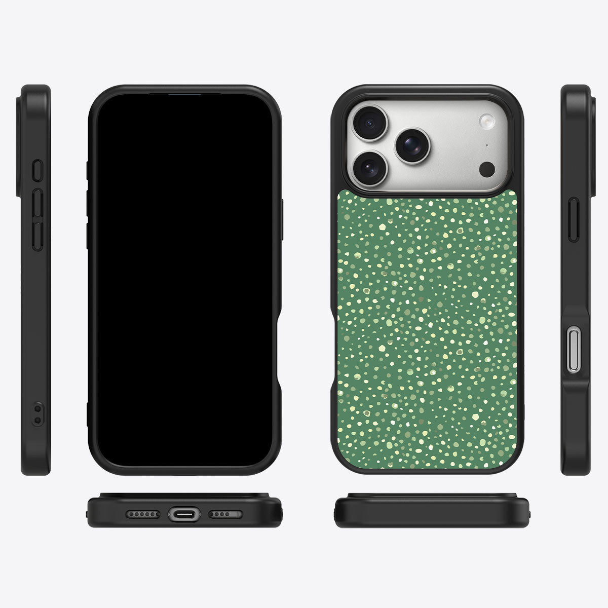 Moss Mosaic - iPhone 17 Pro Case #case type_core (magsafe), #case type_core (non magsafe)