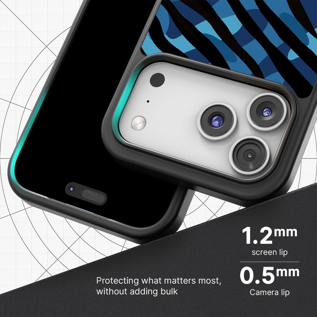 Ocean Camo - iPhone 17 Pro Case