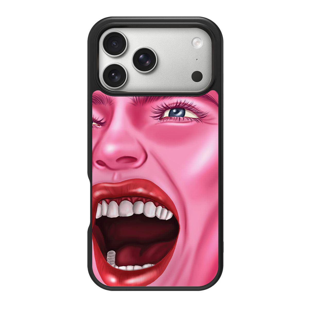 Pink Rage - iPhone 17 Pro Case #case type_core (magsafe), #case type_core (non magsafe)
