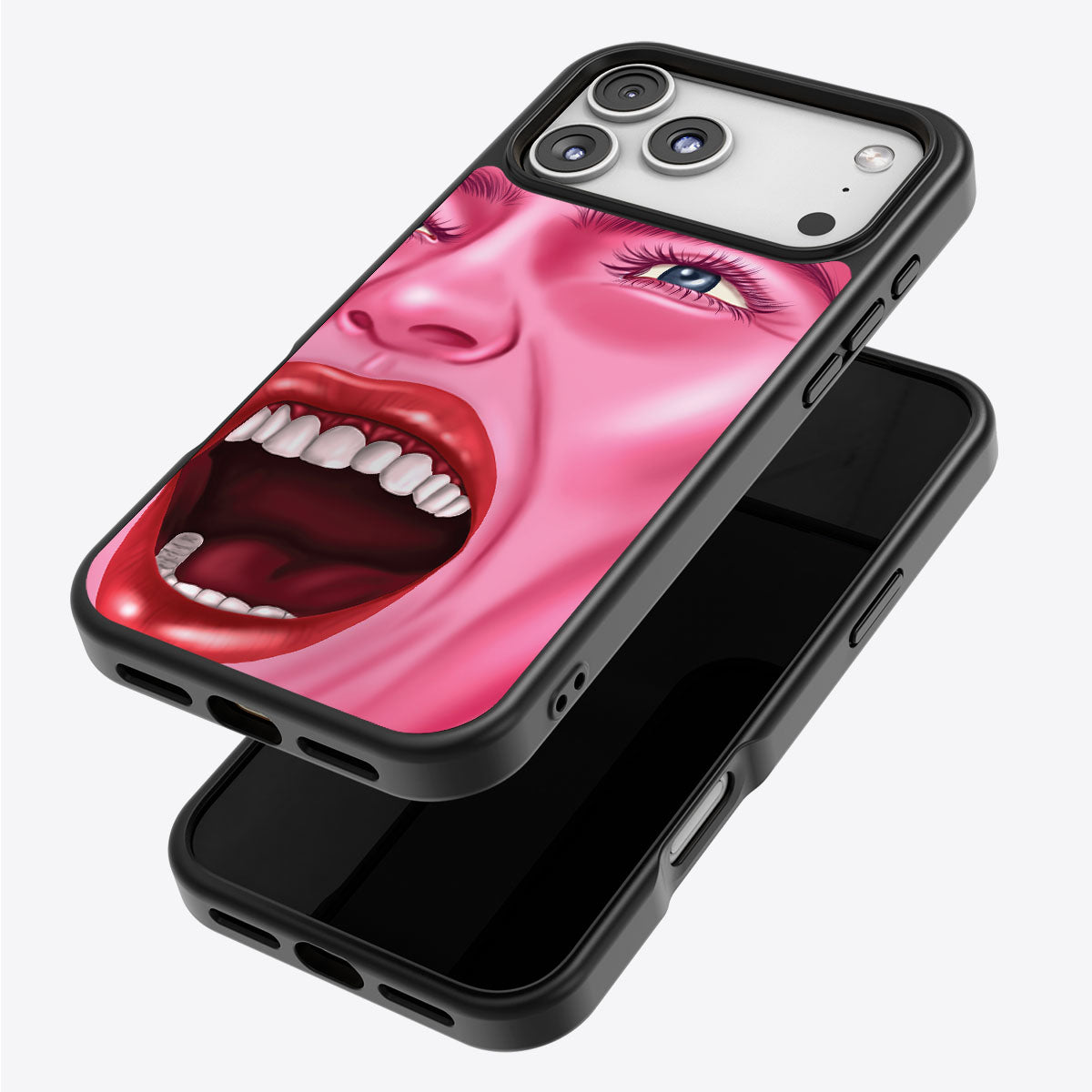 Pink Rage - iPhone 17 Pro Case #case type_core (magsafe), #case type_core (non magsafe)