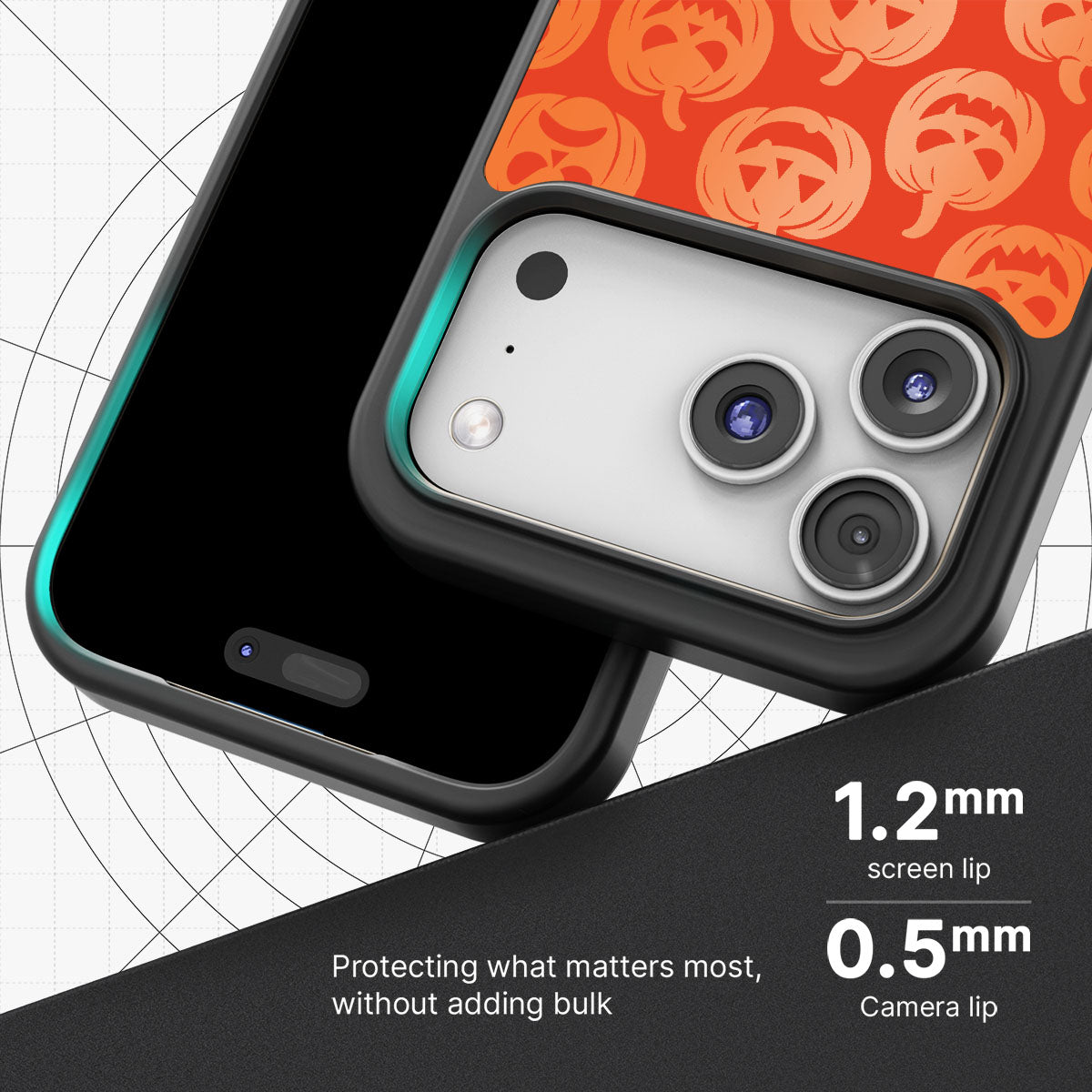 Pumpkin Parade - iPhone 17 Pro Case #case type_core (magsafe), #case type_core (non magsafe)