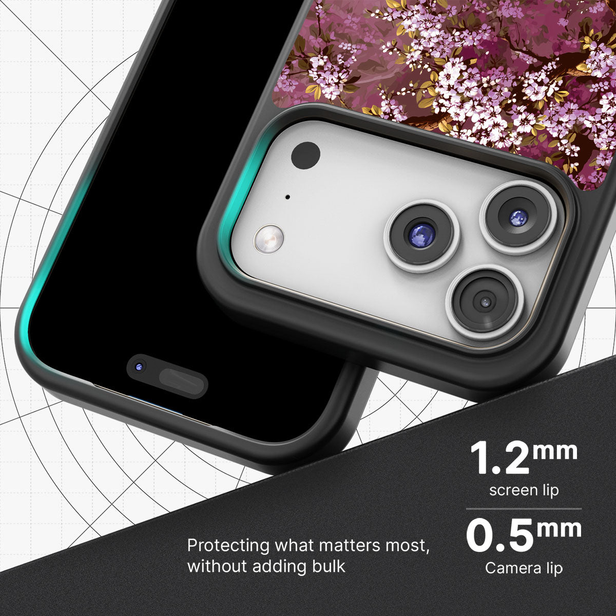 Rose Whisper - iPhone 17 Pro Case #case type_core (magsafe), #case type_core (non magsafe)