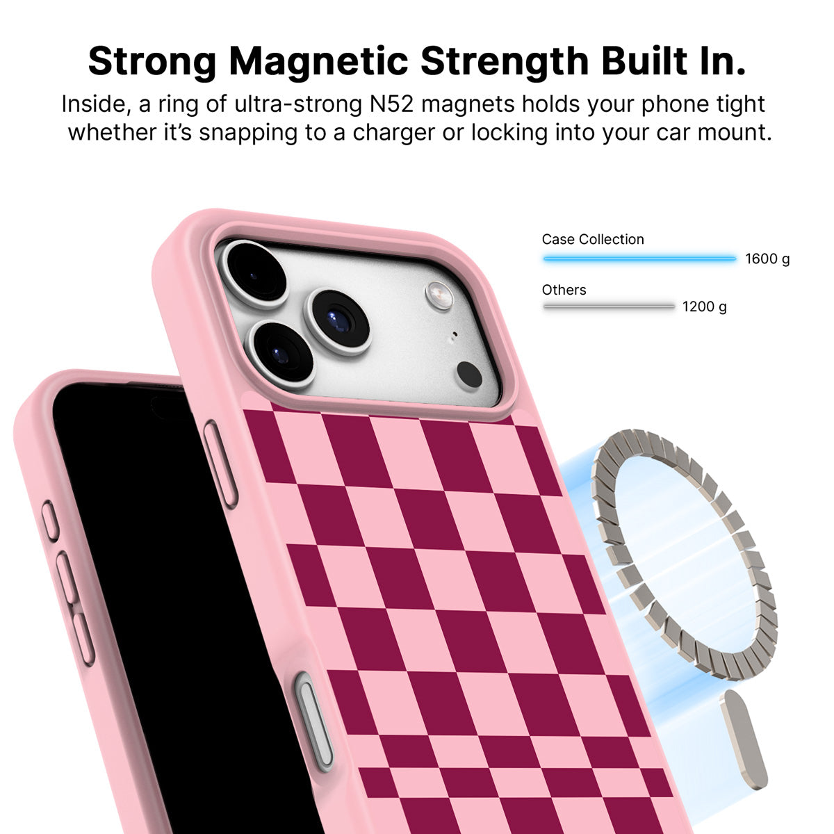 iPhone 17 Pro MagSafe case – Rouge Board design