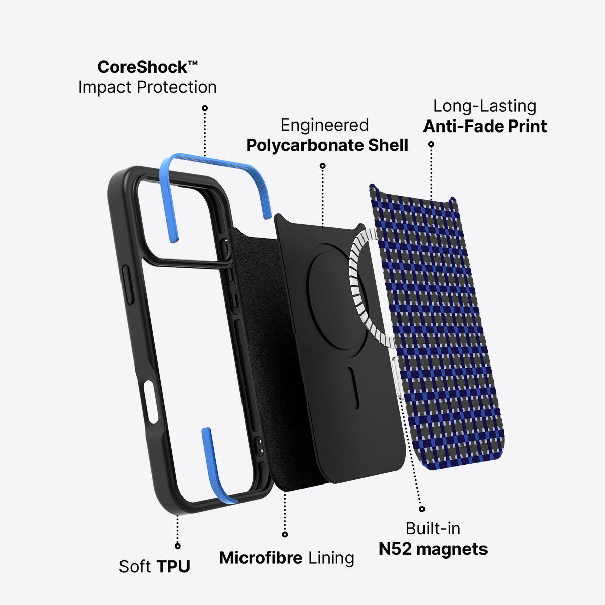 Sea of Sapphires - iPhone 17 Pro Case #case type_core (magsafe)
