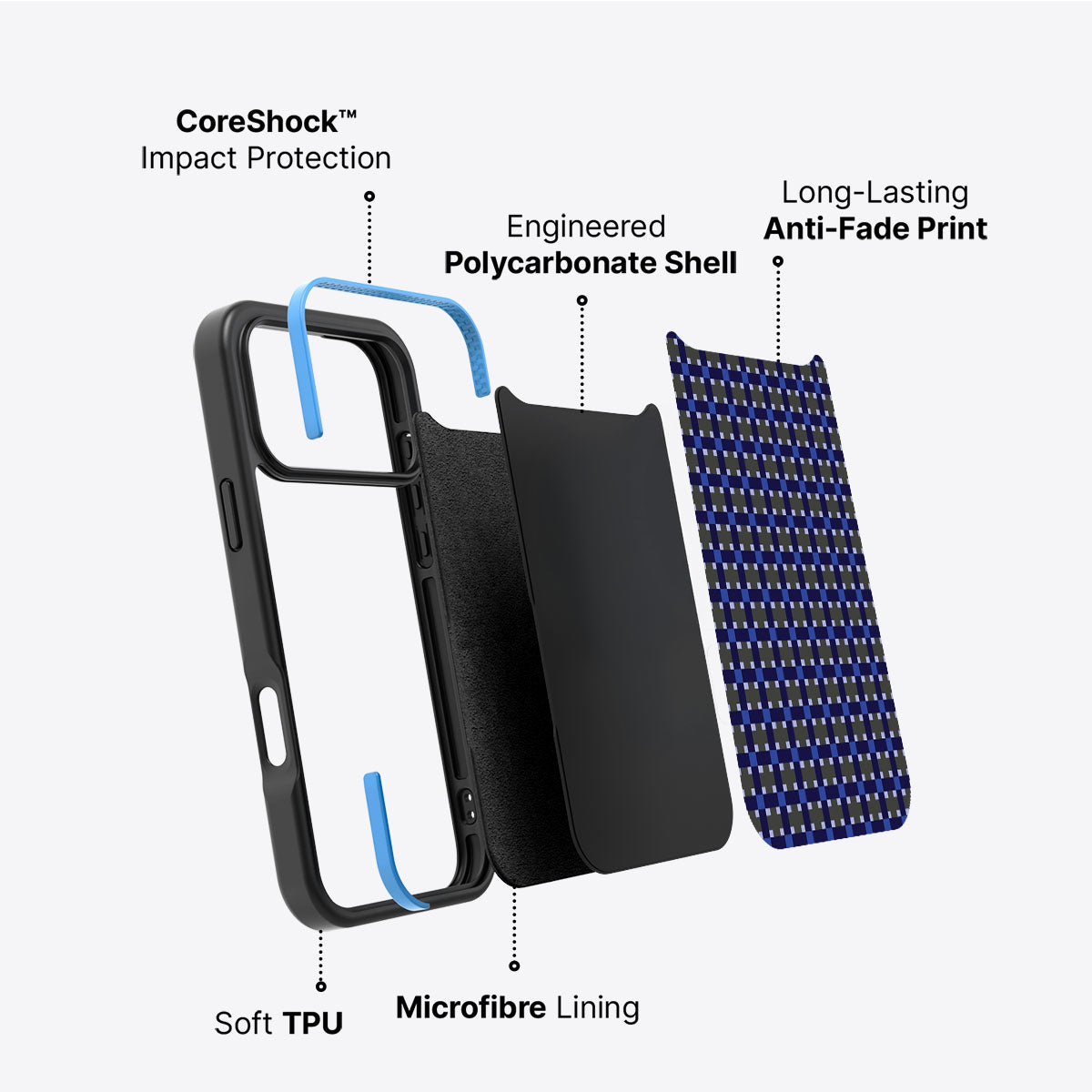 Sea of Sapphires - iPhone 17 Pro Case #case type_core (non magsafe)
