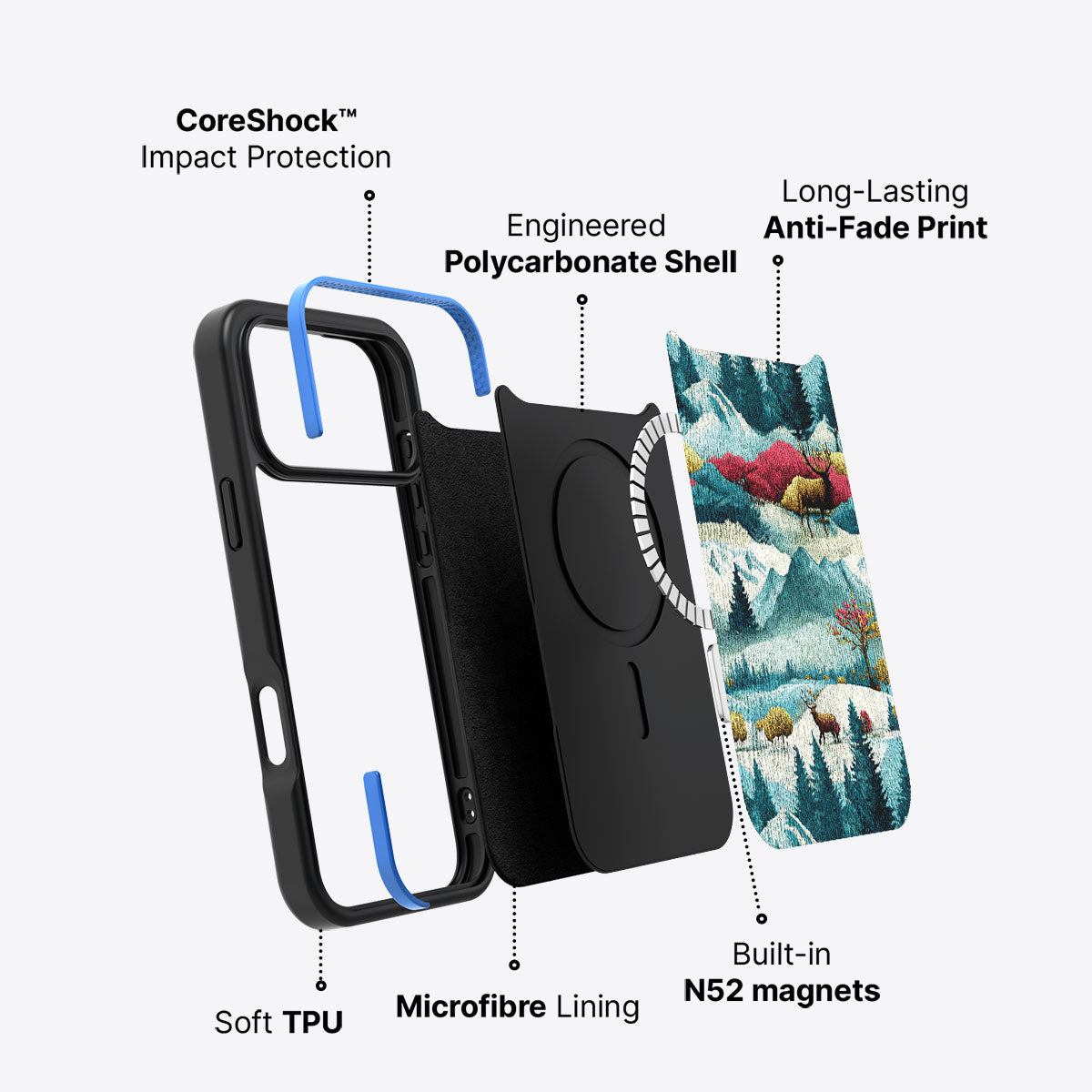 Winter Impressions - iPhone 17 Pro Case #case type_core (magsafe)