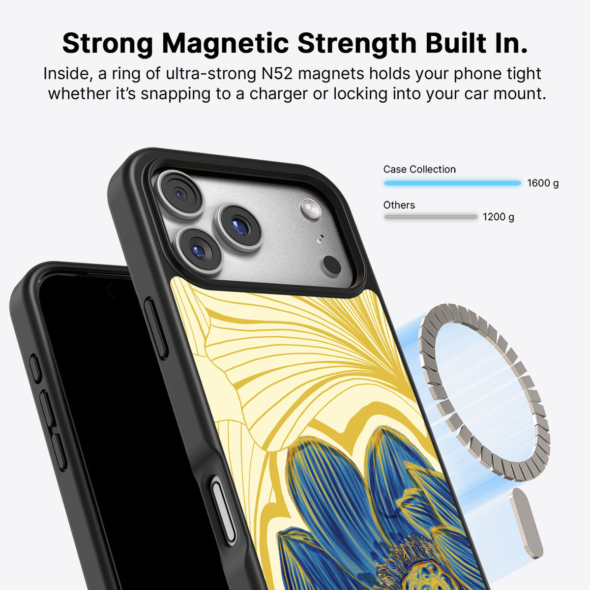 Blue Lotus - iPhone 17 Pro Max Case #case type_core (magsafe)