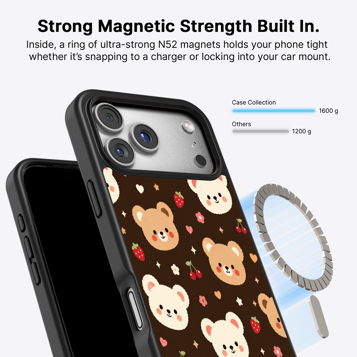 iPhone 17 Pro Max MagSafe case – Cocoa Cuddles design