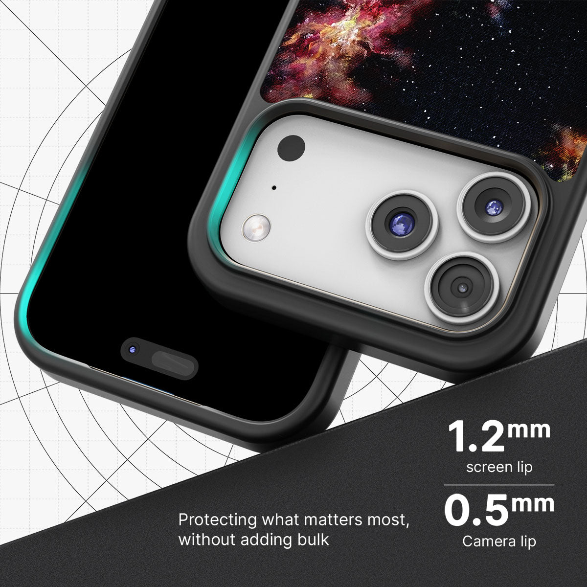 Cosmic Flare - iPhone 17 Pro Max Case #case type_core (magsafe), #case type_core (non magsafe)