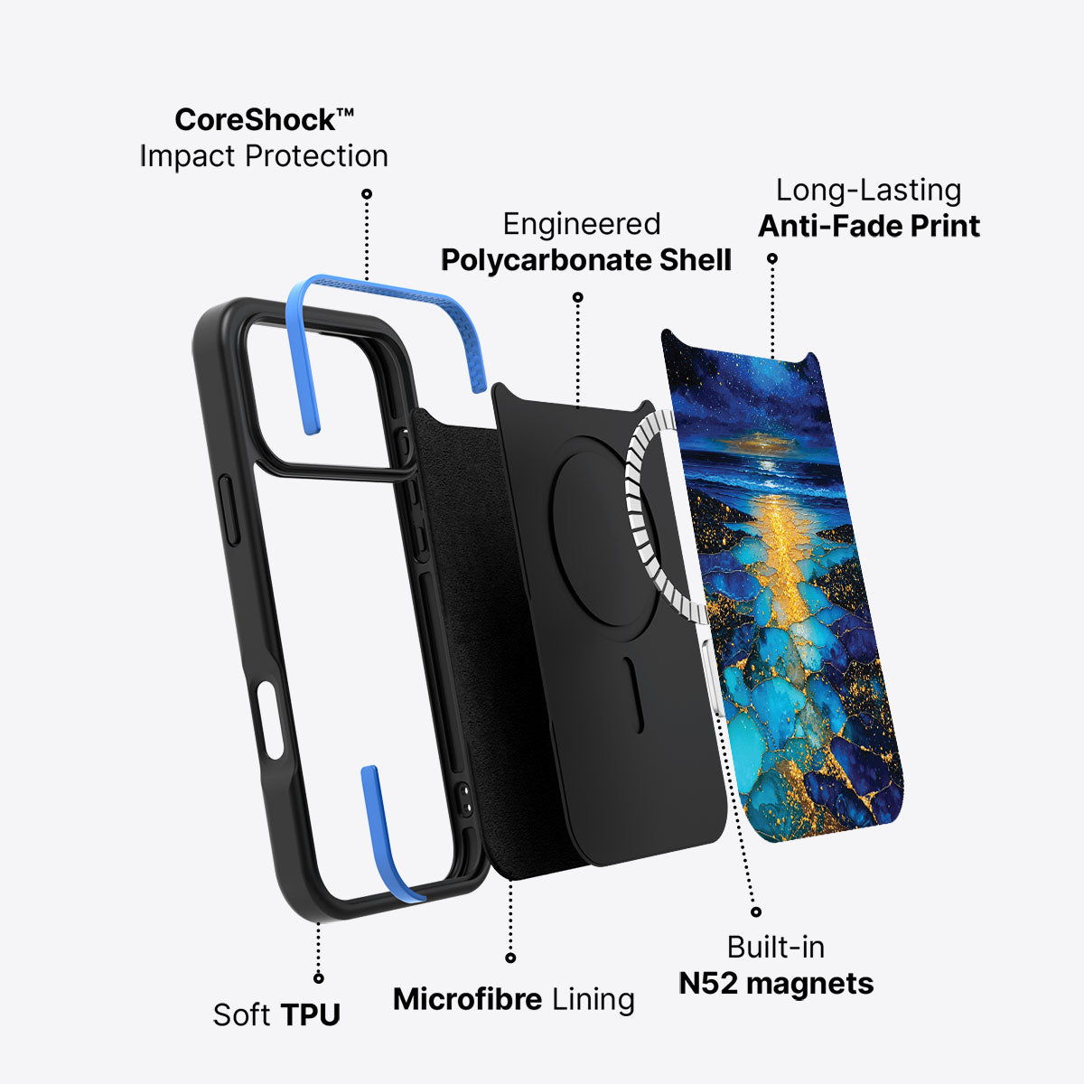 Cosmic Seascape - iPhone 17 Pro Max Case