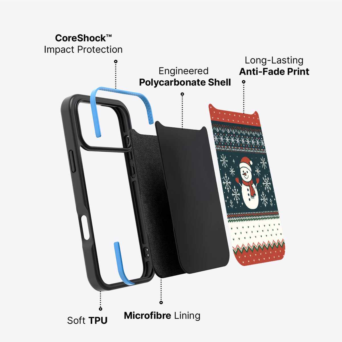 Cozy Christmas - iPhone 17 Pro Max Case #case type_core (non magsafe)