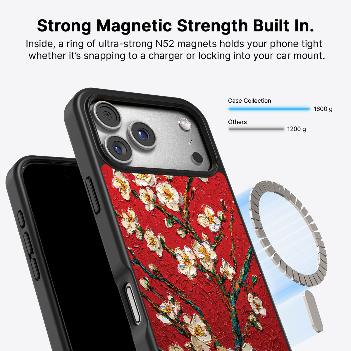 Crimson Blossom - iPhone 17 Pro Max Case #case type_core (magsafe)