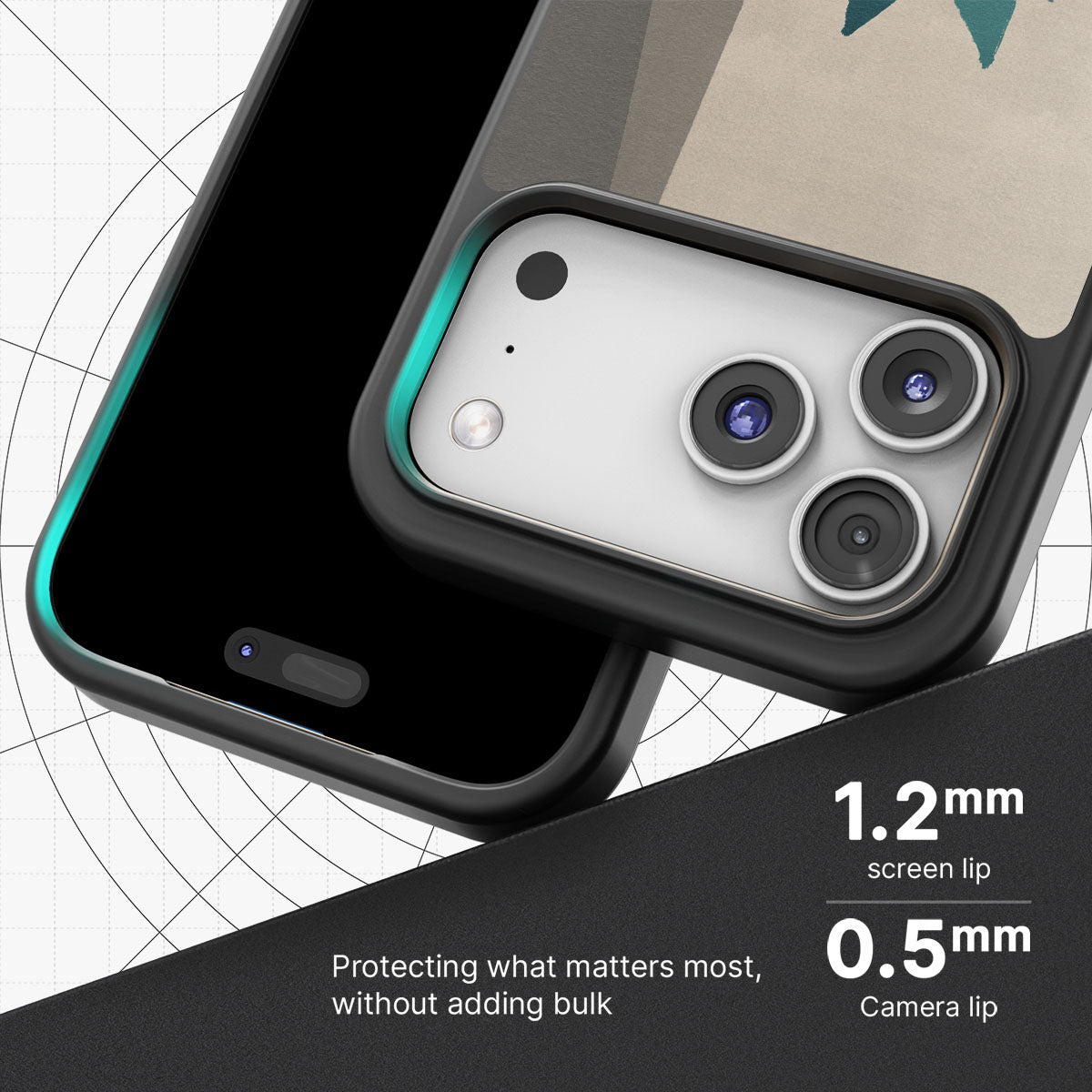 Cubist Feline - iPhone 17 Pro Max Case #case type_core (magsafe), #case type_core (non magsafe)