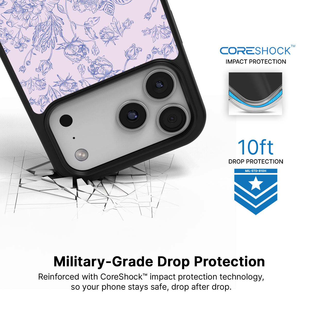 Etched Botanics - iPhone 17 Pro Max Case #case type_core (magsafe), #case type_core (non magsafe)