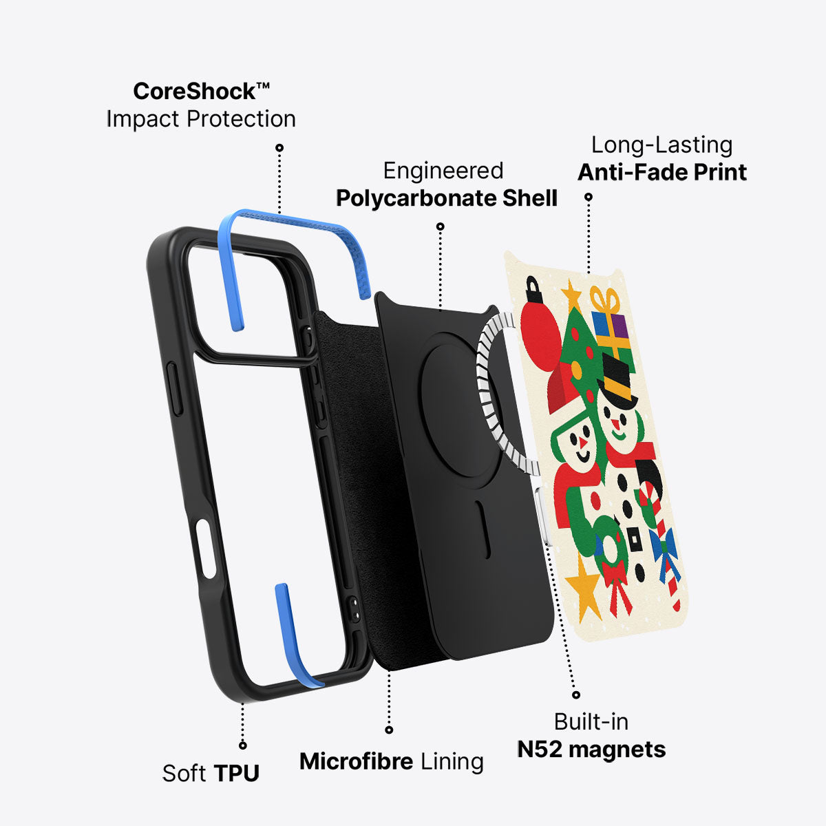 Family Santa - iPhone 17 Pro Max Case #case type_core (magsafe)