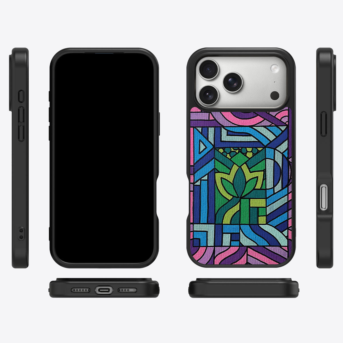 Green Flame - iPhone 17 Pro Max Case #case type_core (magsafe), #case type_core (non magsafe)