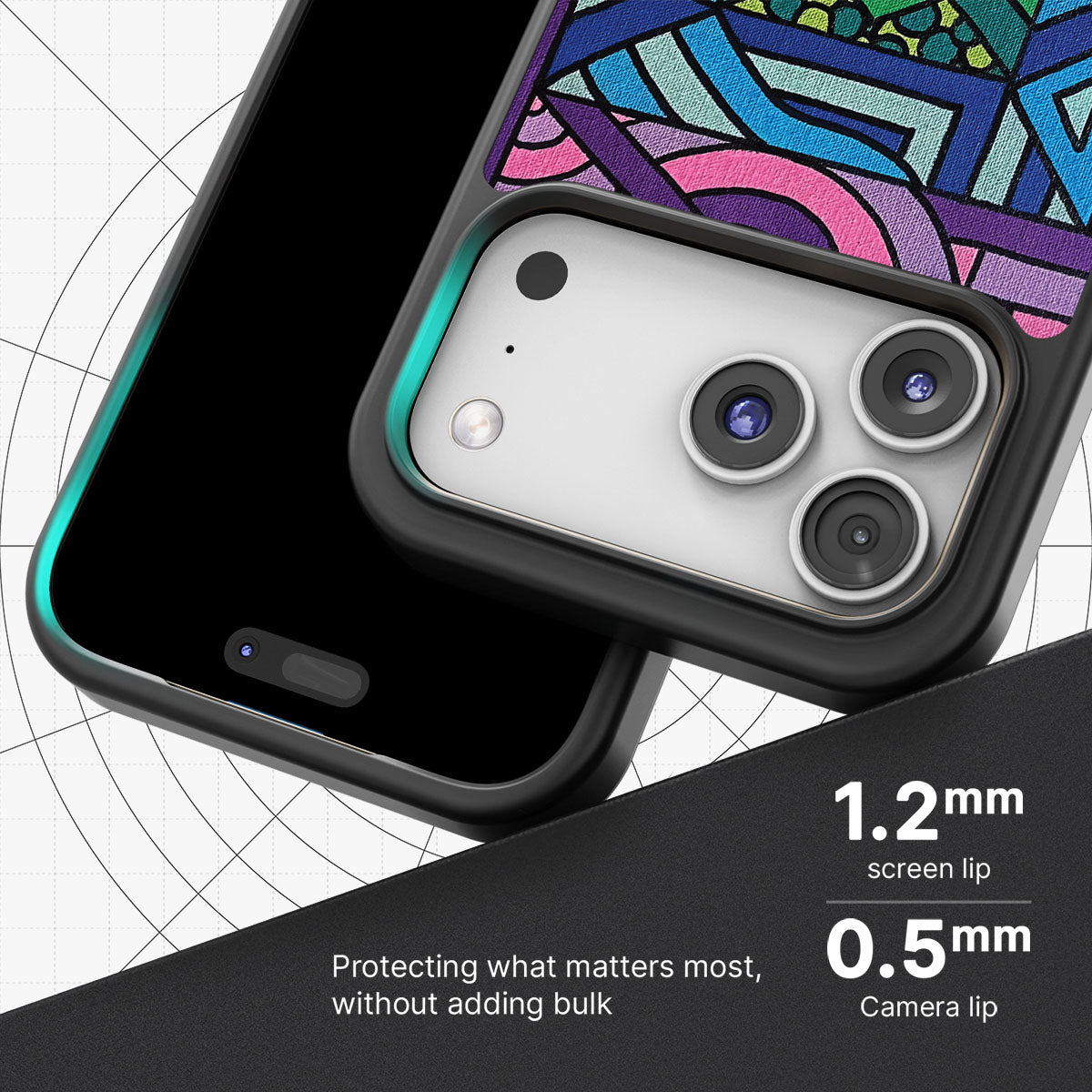 Green Flame - iPhone 17 Pro Max Case #case type_core (magsafe), #case type_core (non magsafe)