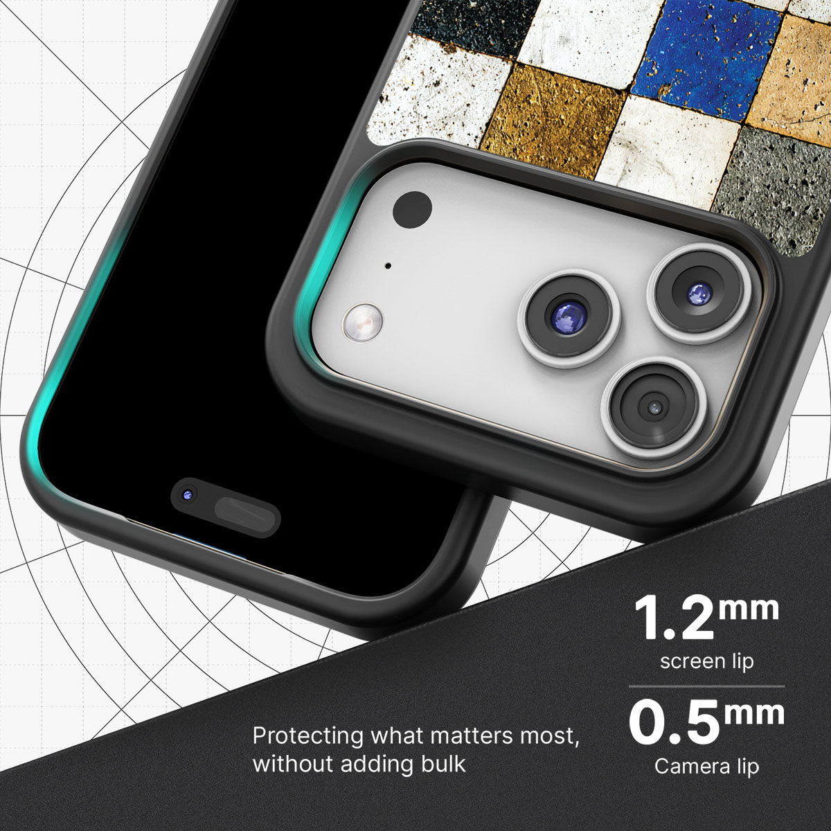 Heritage Mosaic - iPhone 17 Pro Max Case #case type_core (magsafe), #case type_core (non magsafe)