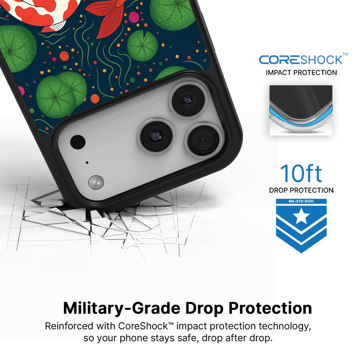 Koi Fish - iPhone 17 Pro Max Case, #case type_core (magsafe), #case type_core (non magsafe)