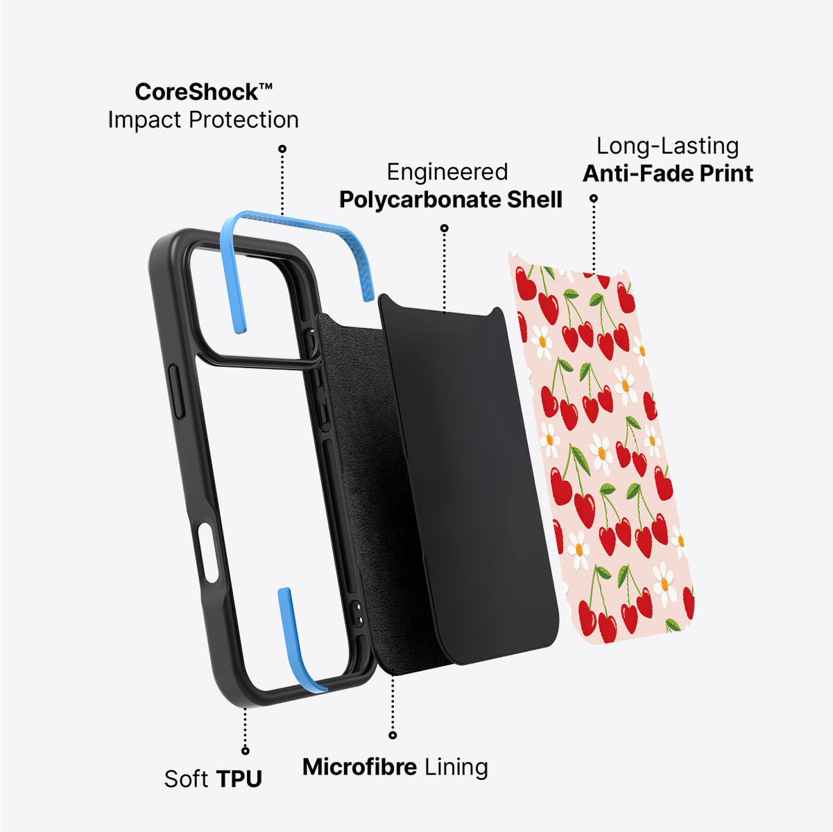 Love Cherry - iPhone 17 Pro Max Case #case type_core (non magsafe)