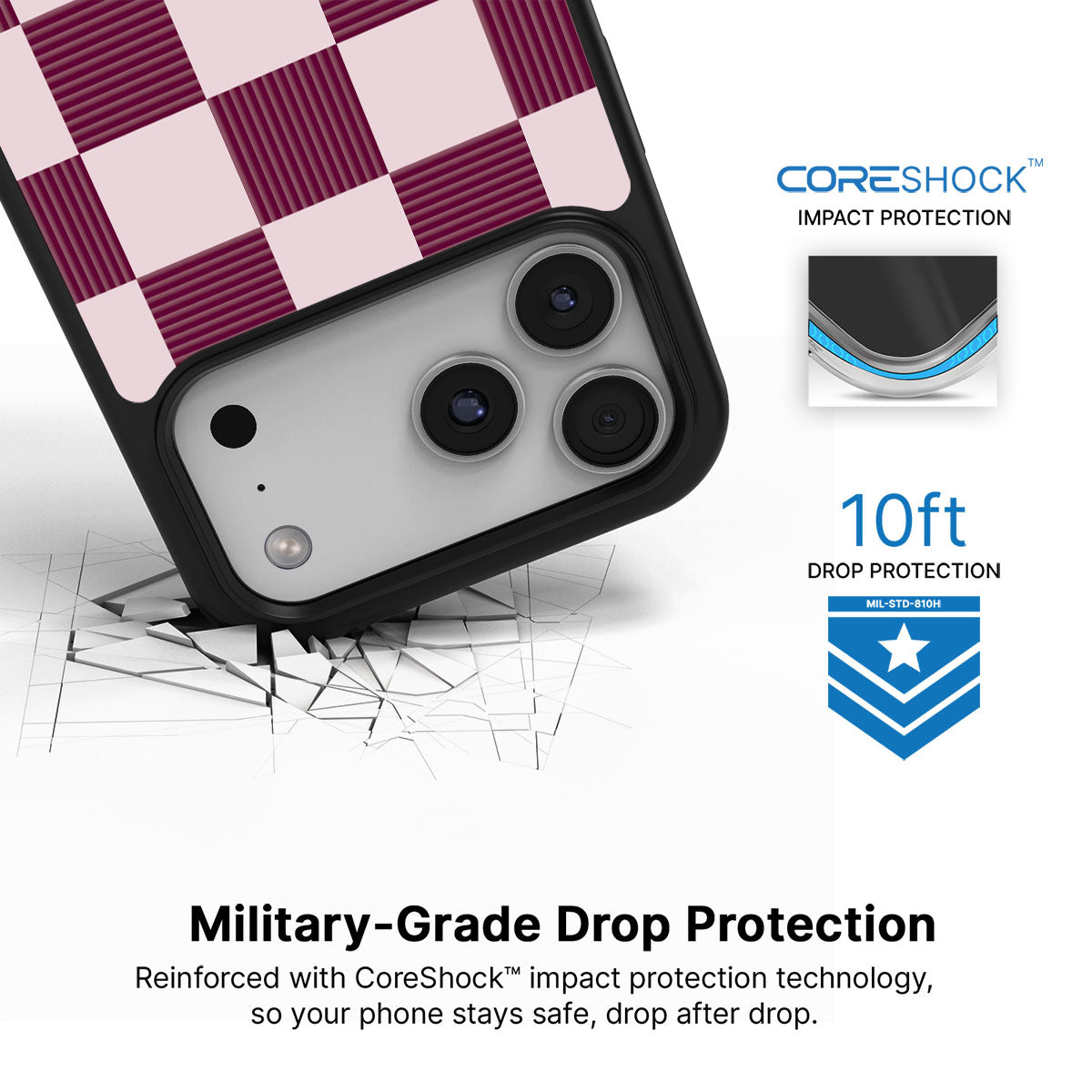 Majestic Mosaic - iPhone 17 Pro Max Case #case type_core (magsafe), #case type_core (non magsafe)