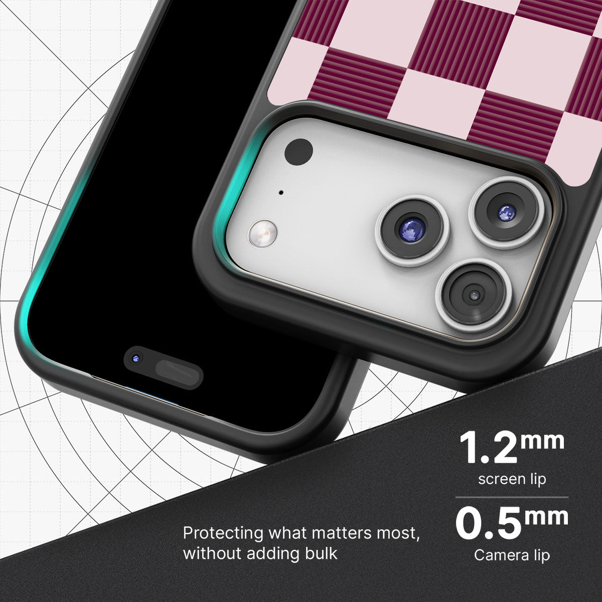 Majestic Mosaic - iPhone 17 Pro Max Case #case type_core (magsafe), #case type_core (non magsafe)