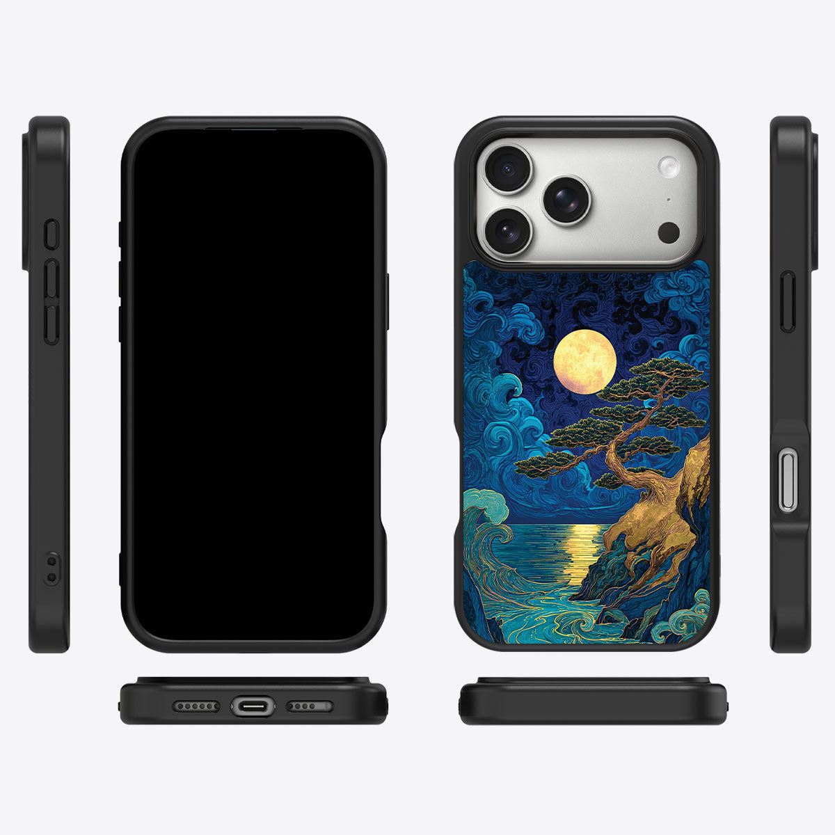 Moonlit Tide - iPhone 17 Pro Max Case #case type_core (magsafe), #case type_core (non magsafe)