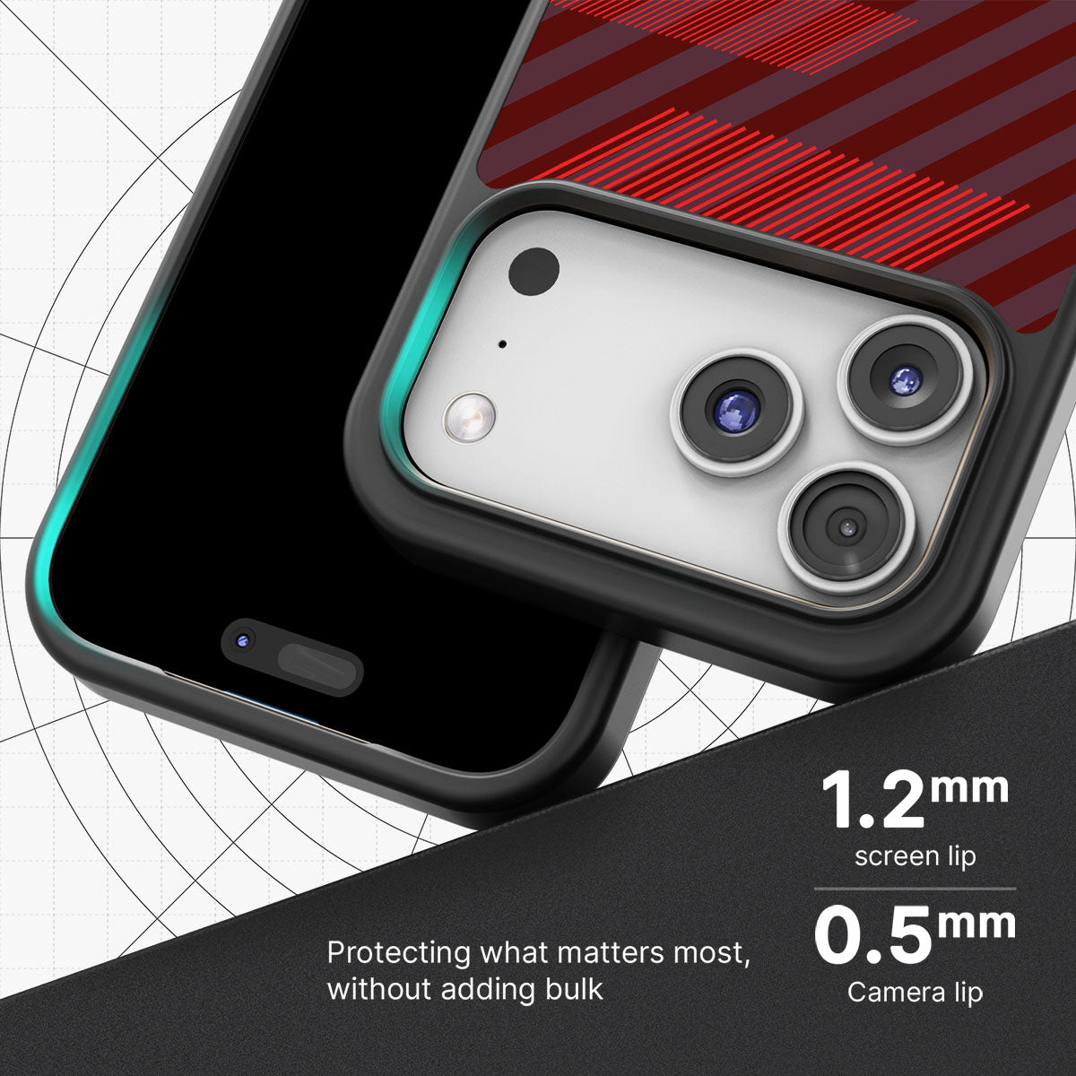 Orange Twill Play - iPhone 17 Pro Max Case #case type_core (magsafe), #case type_core (non magsafe)