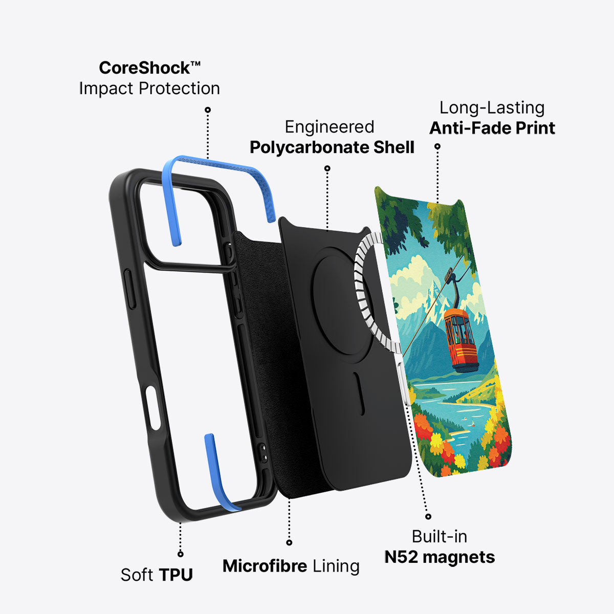 Queenstown - iPhone 17 Pro Max Case #case type_core (magsafe)