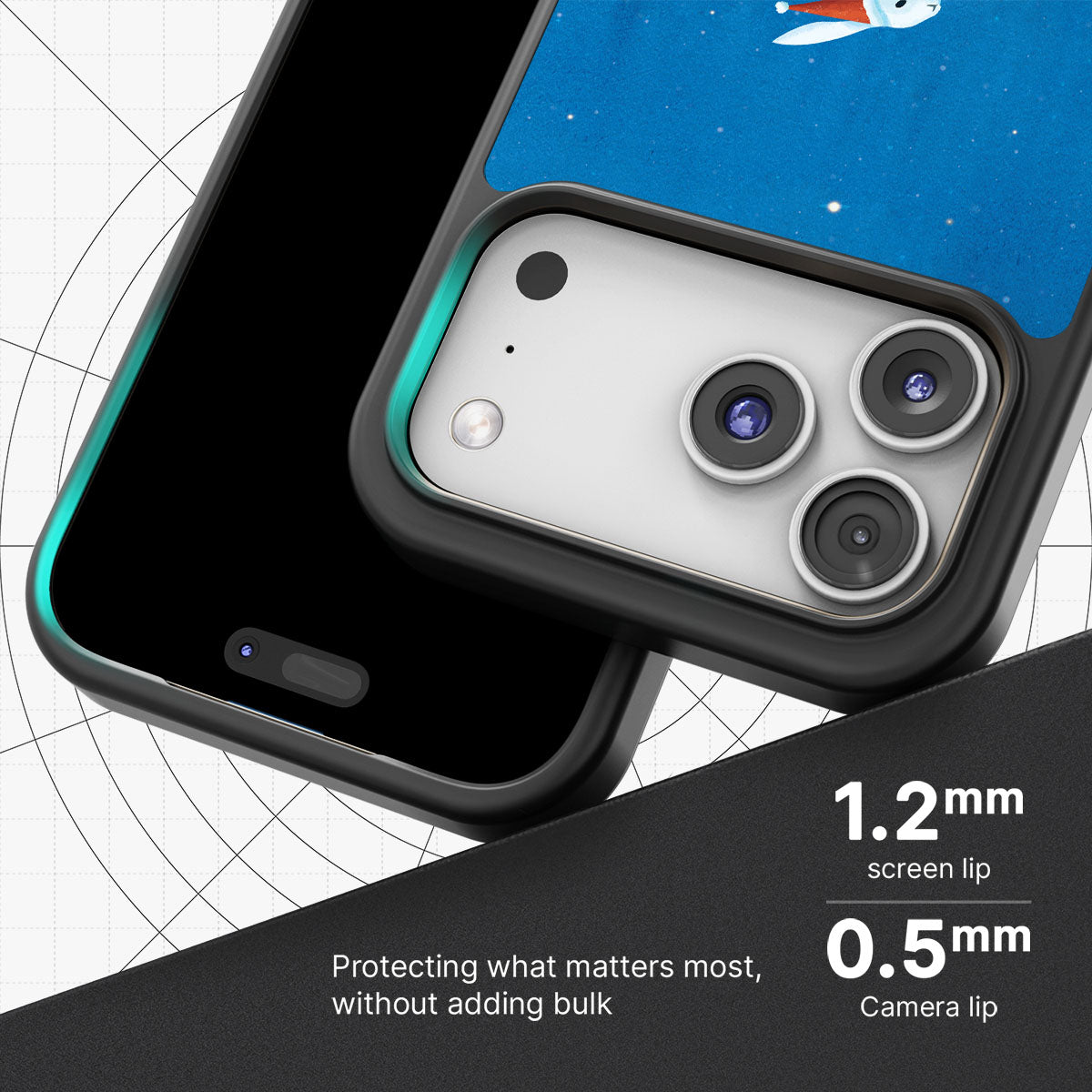 Santa Bunny - iPhone 17 Pro Max Case #case type_core (magsafe), #case type_core (non magsafe)