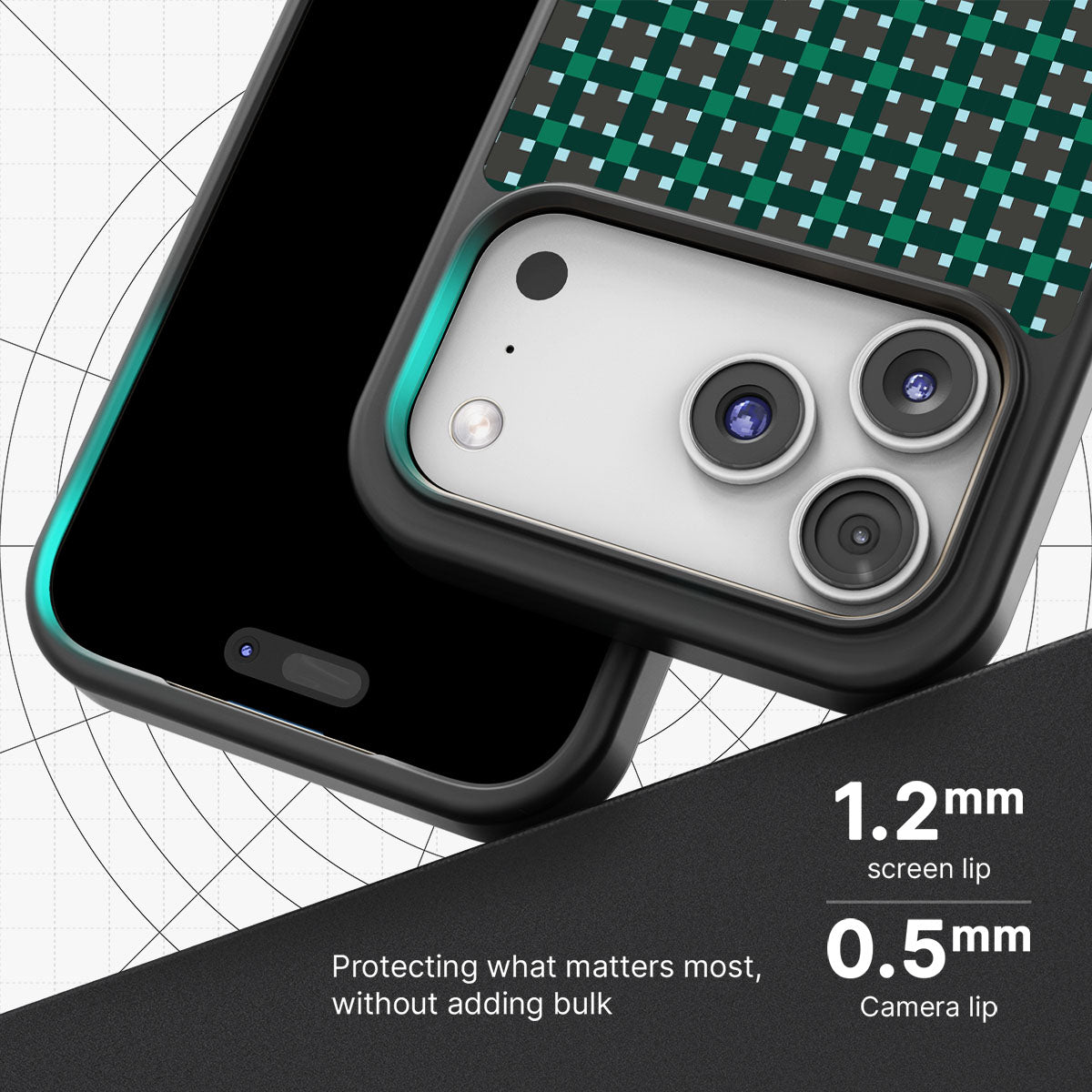 Sea of Emeralds - iPhone 17 Pro Max Case #case type_core (magsafe), #case type_core (non magsafe)