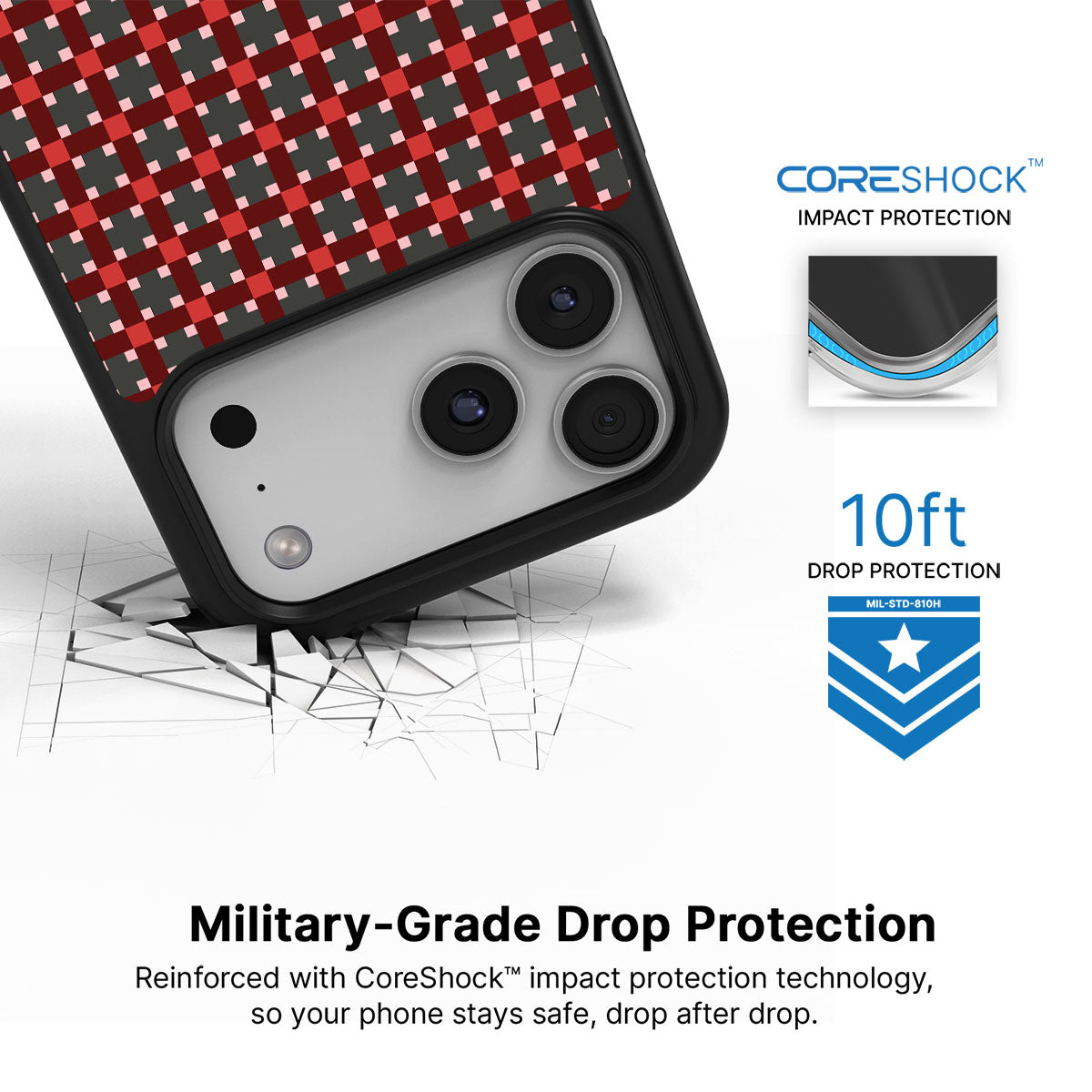 Sea of Rubies - iPhone 17 Pro Max Case #case type_core (magsafe), #case type_core (non magsafe)