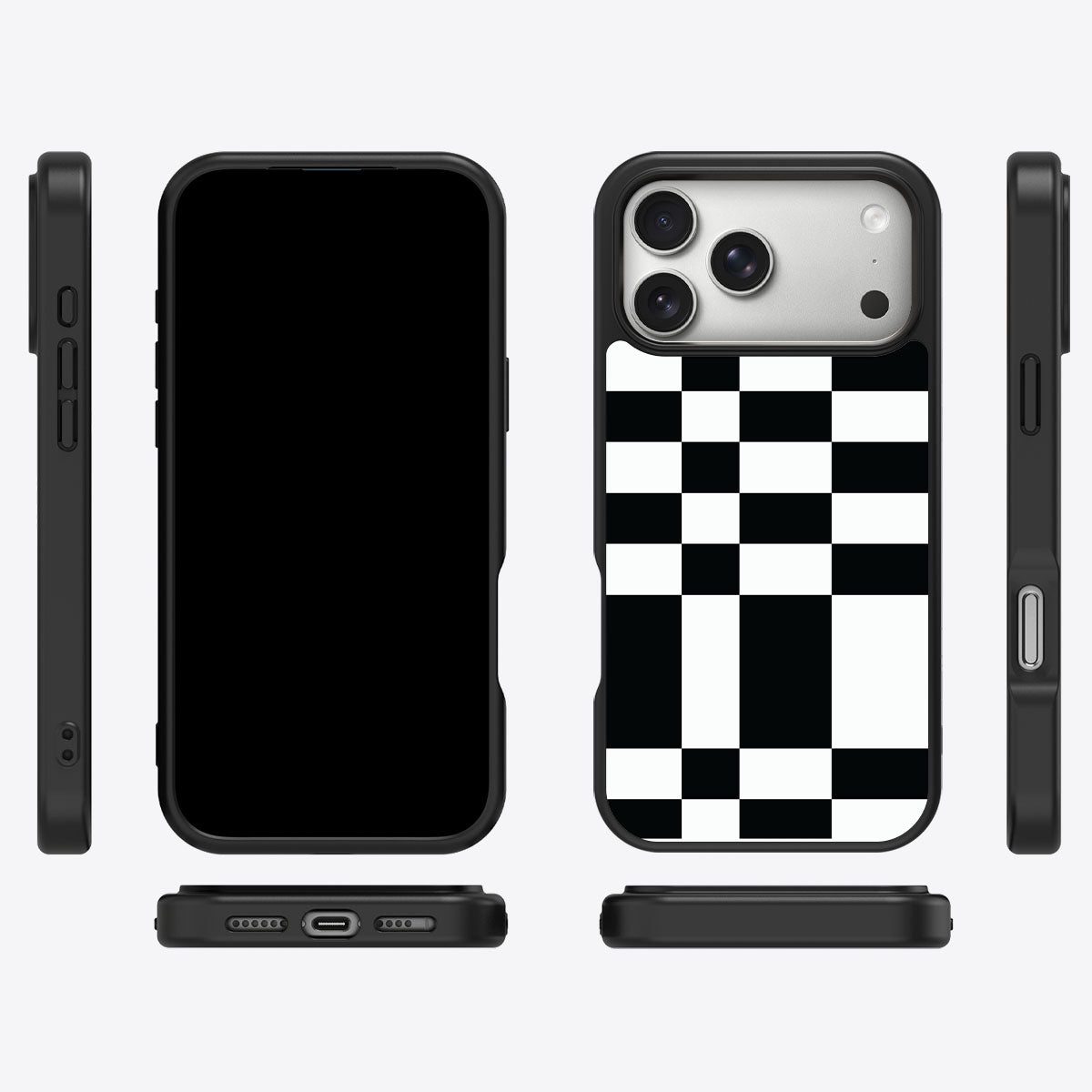 Skewed Checks - iPhone 17 Pro Max Case #case type_core (magsafe), #case type_core (non magsafe)