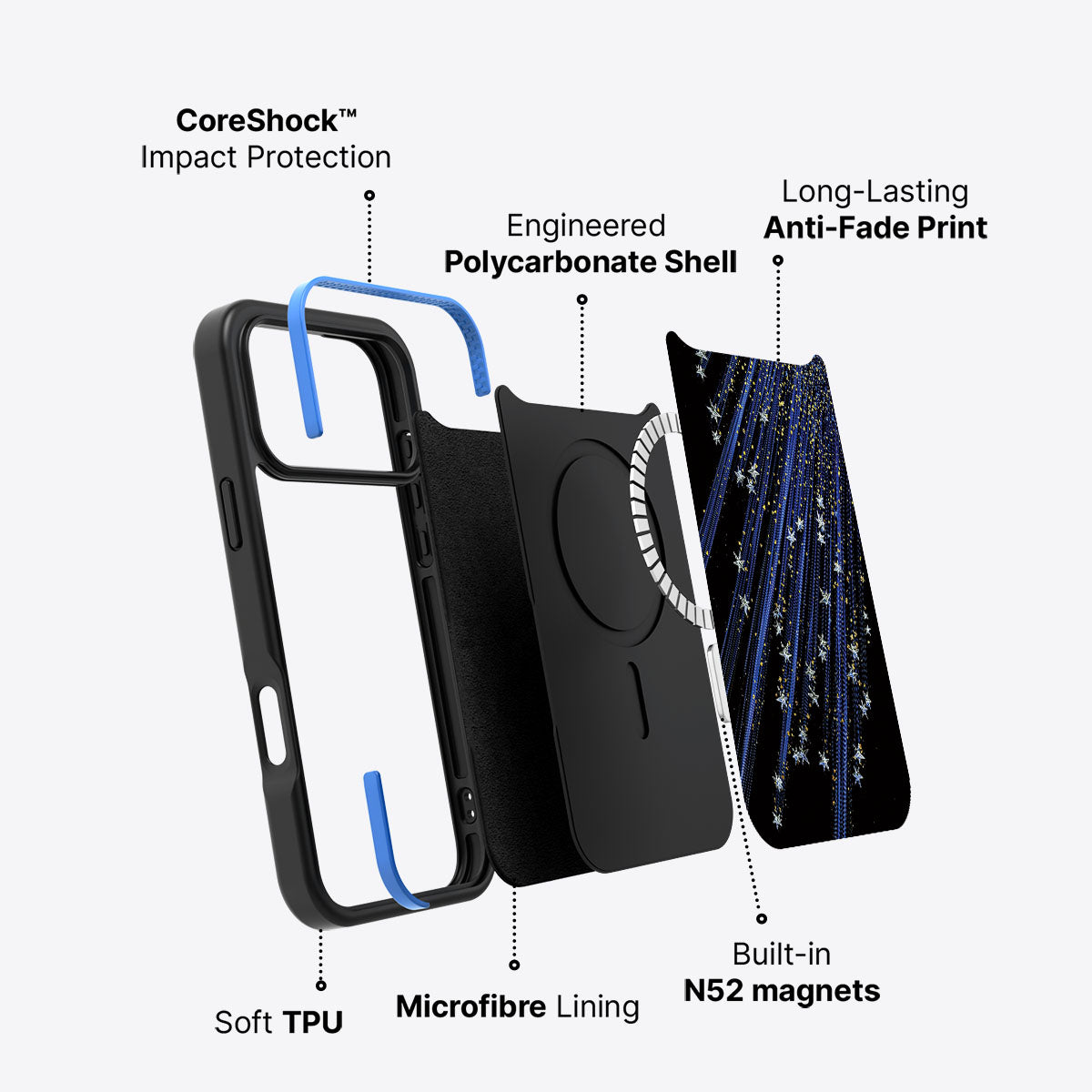 Star Cascade - iPhone 17 Pro Max Case