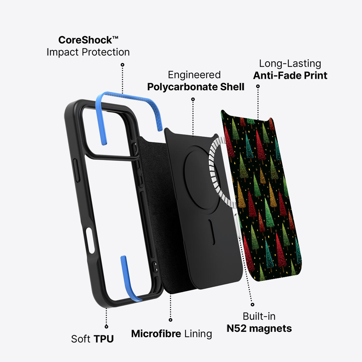 Twilight Trees - iPhone 17 Pro Max Case #case type_core (magsafe)